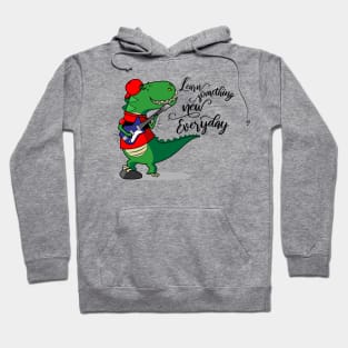 Dino Playing guitar Hoodie